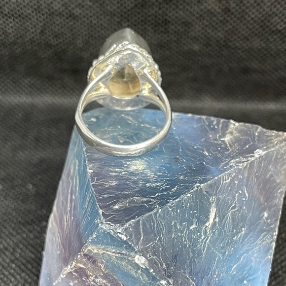 Sterling Silver Clear Quartz Ring - Picture 4 of 7